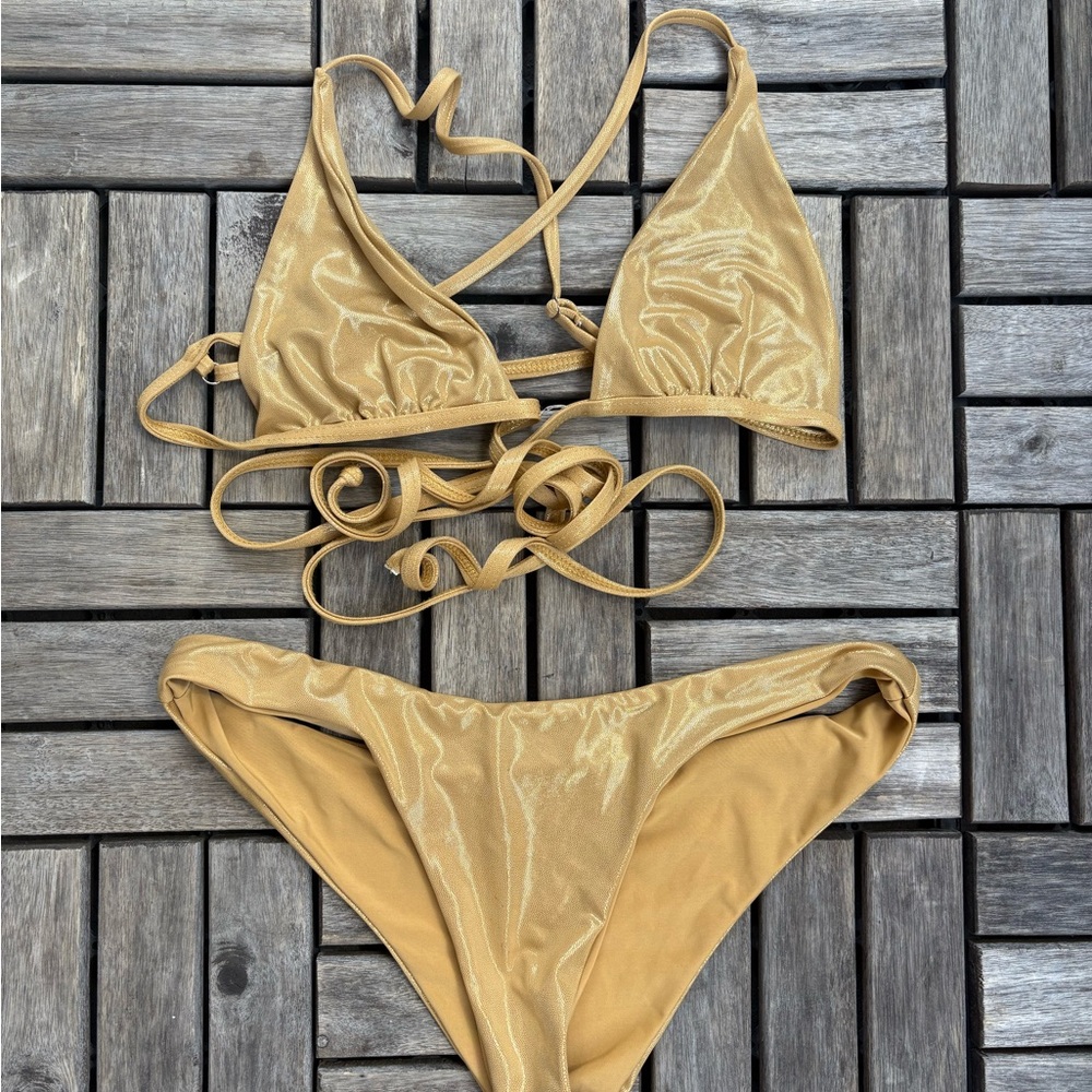 Gold Bikini Set